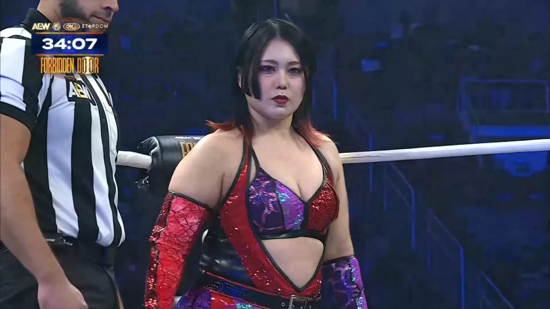 Maika en AEWxNJPW Forbidden Door 2026 3
