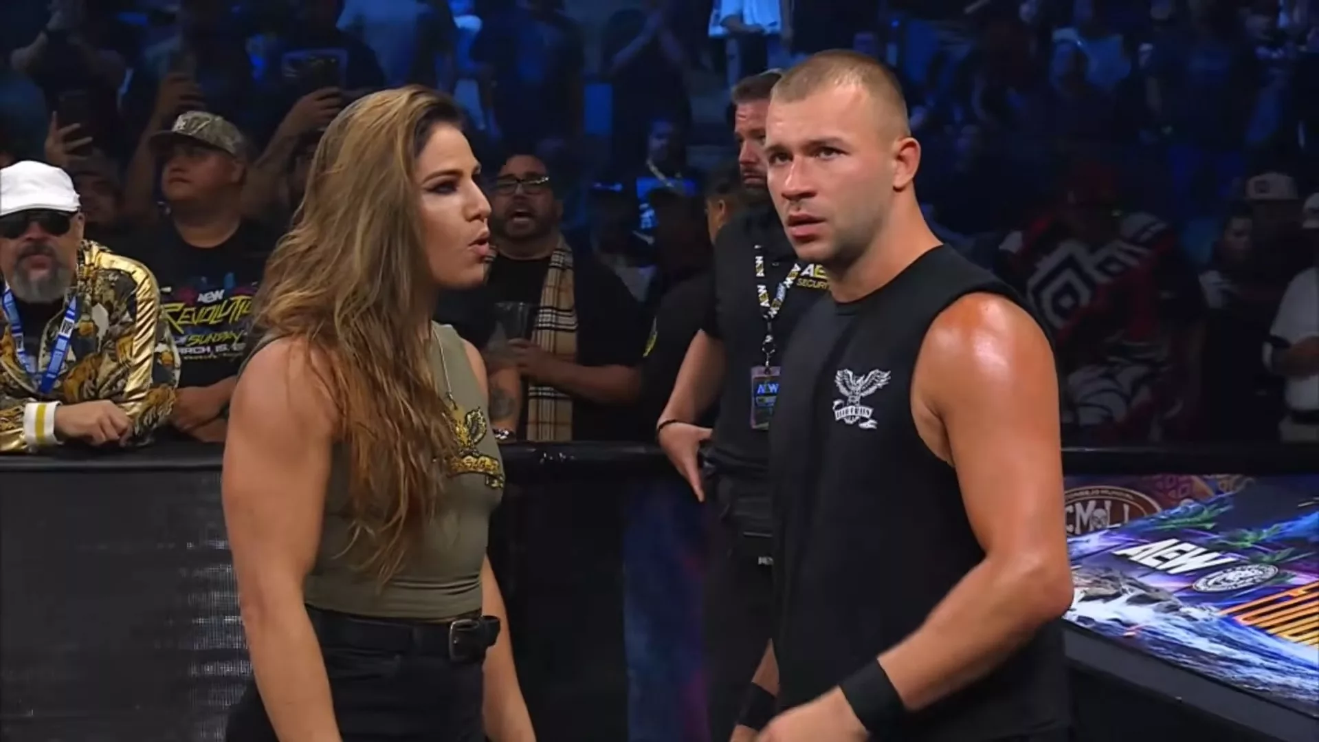 Marina Shafir y Daniel García en AEWxNJPW Forbidden Door 2026