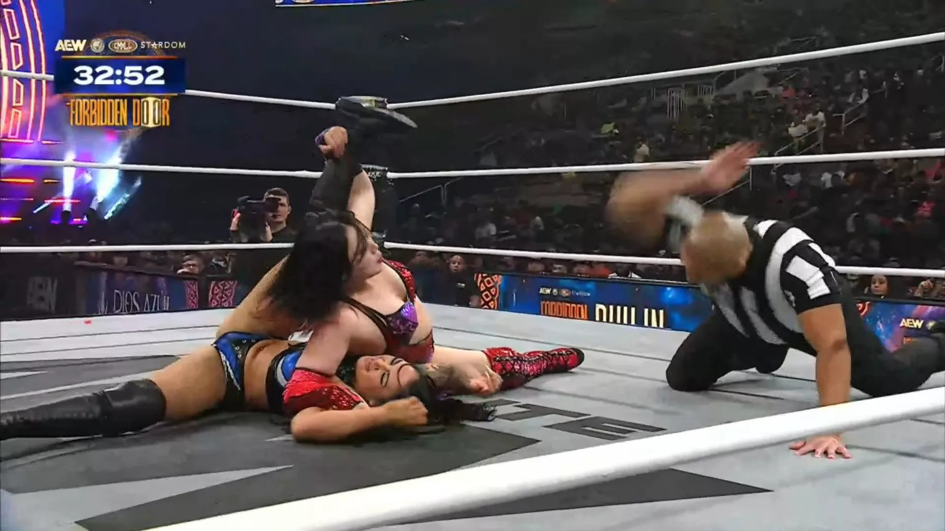 Skye Blue vs. Maika en AEWxNJPW Forbidden Door 2026 4