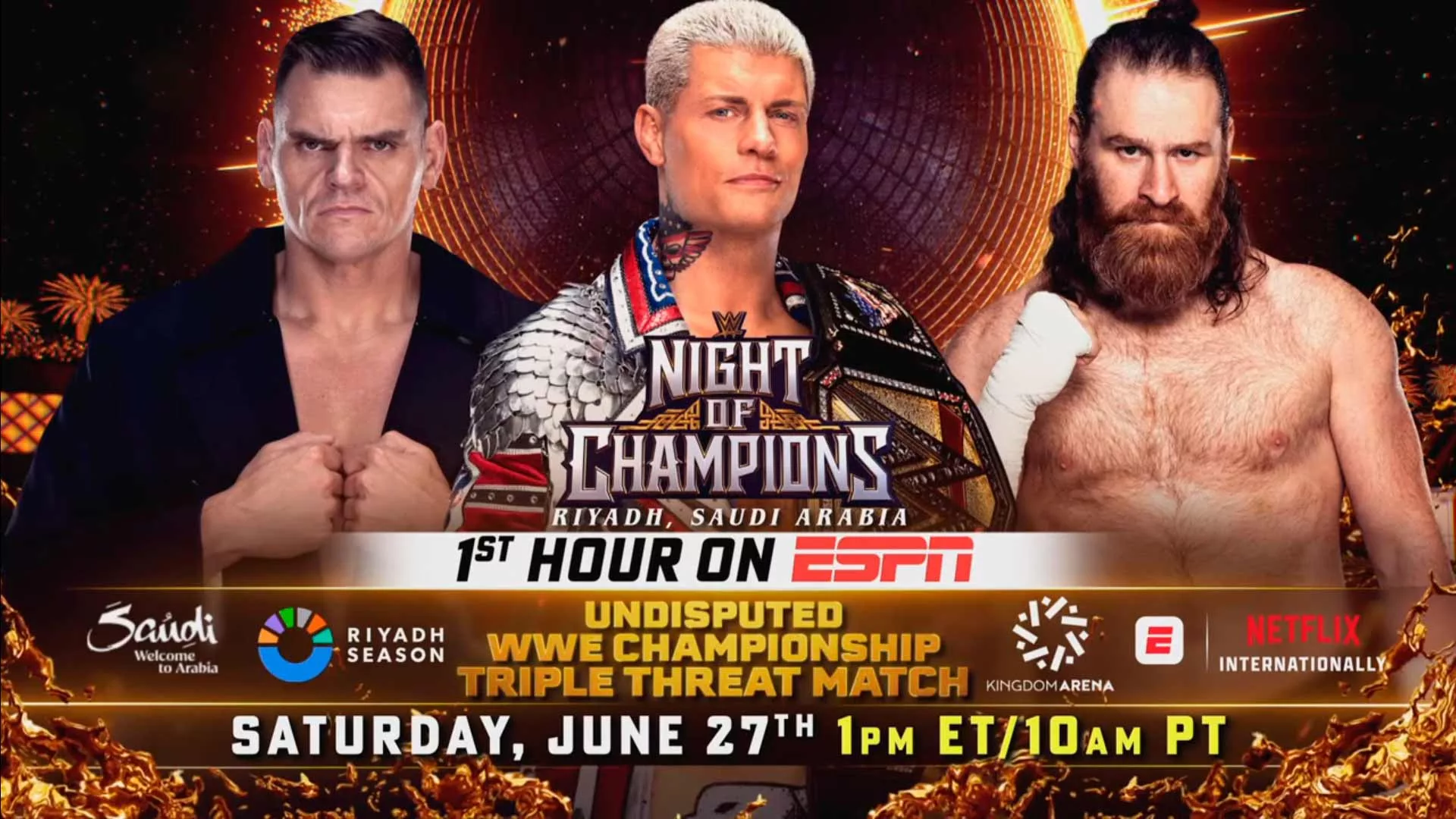 WWE SmackDown 19 de junio 2026.