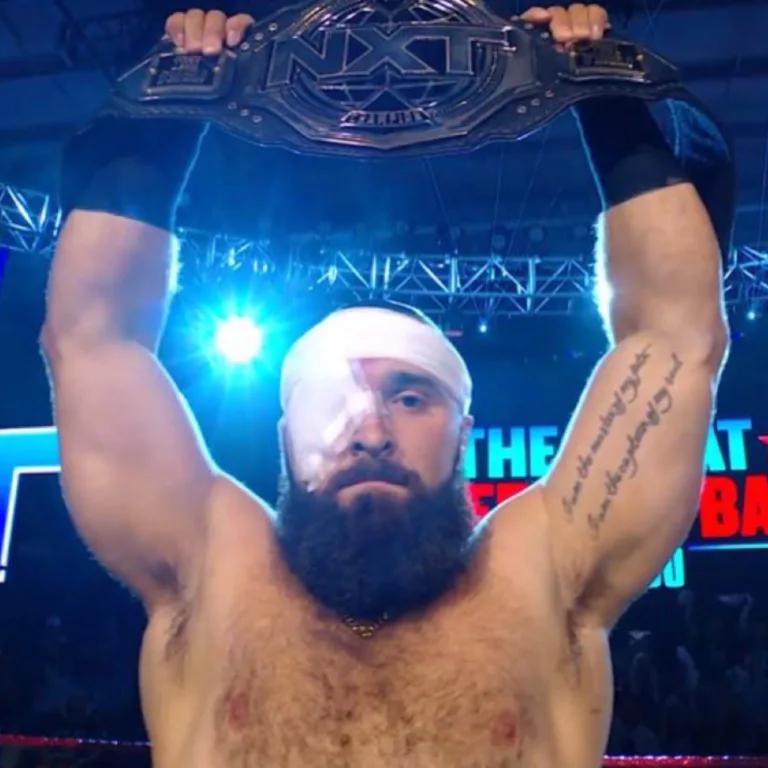 Tony D'Angelo como Campeón NXT en NXT The Great American Bash 2026
