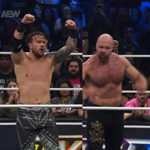 Will Ospreay y Jon Moxley en el AEW Dynamite del 1 de julio de 2026