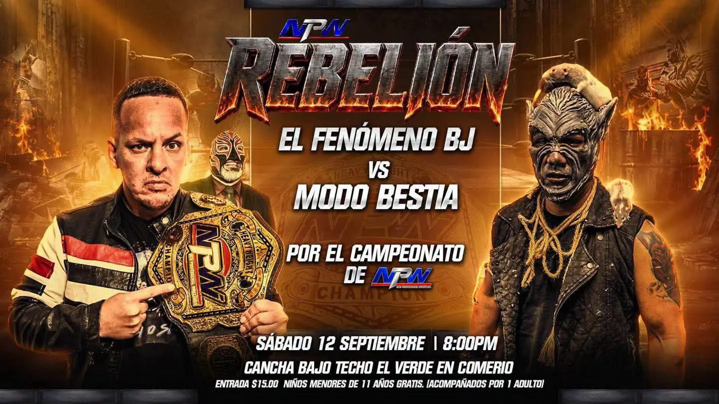 NPW: Este Sábado en REBELION el ORO en juego en Comerio