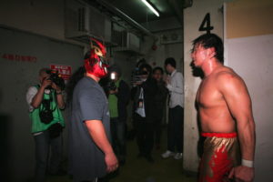 Liger encara a Naomichi Marufuji / www.sportsnavi.yahoo.co.jp