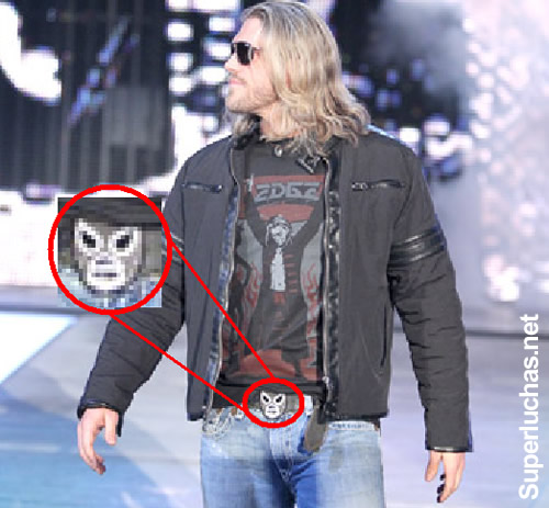Vince McMahon vuelve a permitir el uso de la palabra "cinturón" 2 Edge con su cinturón de El Santo / Imagen por Juan Fernando Ponce