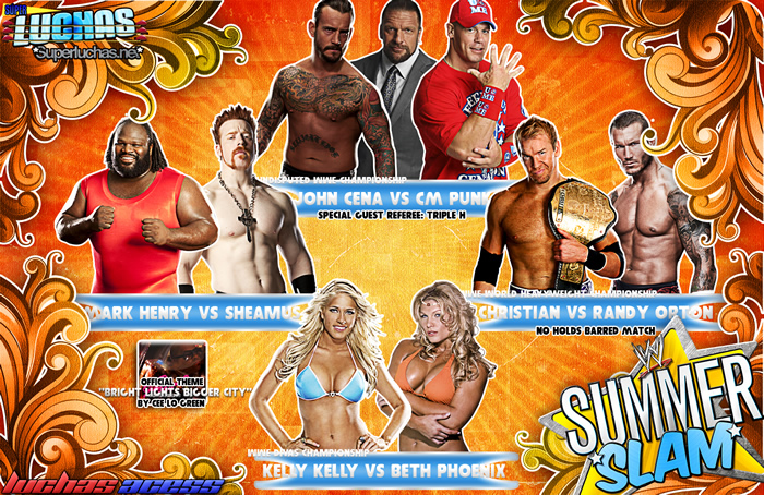 Wallpaper SummerSlam 2011 Quinto encuentro confirmado Superluchas