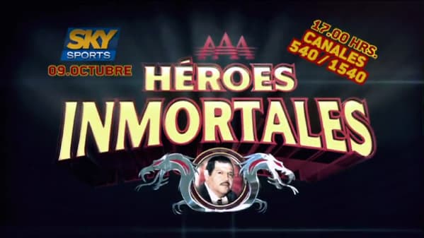 heroes inmortales SKY PPV Héroes Inmortales en PPV por SKY canales 540 y 1540 1