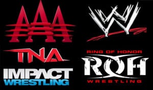 AAA, WWE, TNA - iMPACT! Wrestling y ROH - Ring of Honor