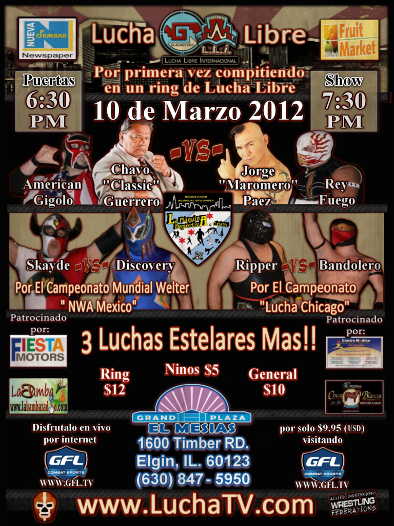 3-10-2012-spanish Cartel magno en GALLI el 10 de marzo 2