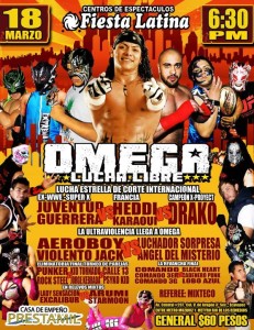 OMEGA Lucha Libre - 18 de marzo de 2012