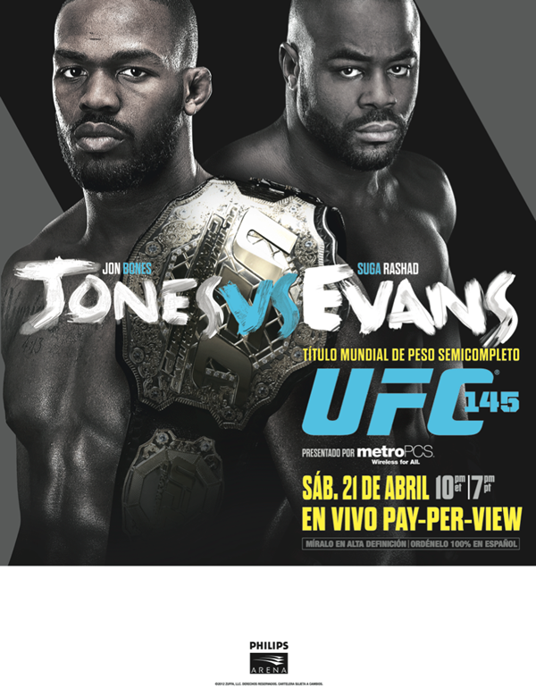 UFC 145: Jones vs Evans UFC 145: Jones vs Evans