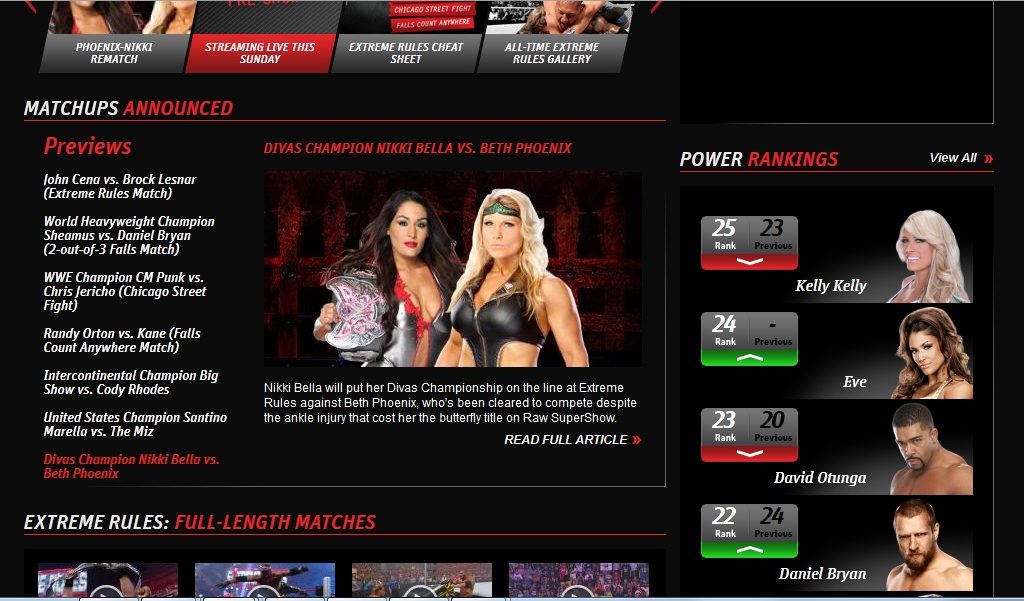 Nikki Bella vs. Beth Phoenix por el campeonato de Divas - WWE.com