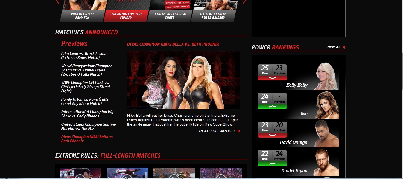 Nikki Bella vs. Beth Phoenix por el campeonato de Divas - WWE.com