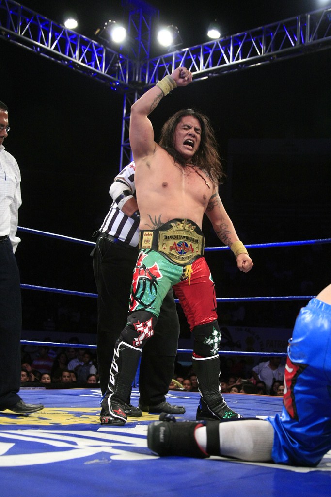 Juventud Guerrera, Campeón Crucero AAA / AAA "Noche de Campeones" - Chilpancingo - 19 de mayo de 2012 / Imagen de www.luchalibreaaa.com
