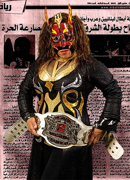 La Diabólica, campeona femenil PWR / Imagen cortesía de prowrestling-revolution.com La Diabólica, campeona femenil PWR / Imagen cortesía de prowrestling-revolution.com