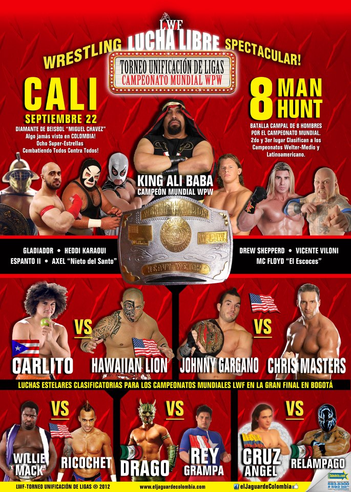 LWF - League Unification Tournament - Cali (September 22, 2012) LWF - League Unification Tournament - Cali (September 22, 2012)