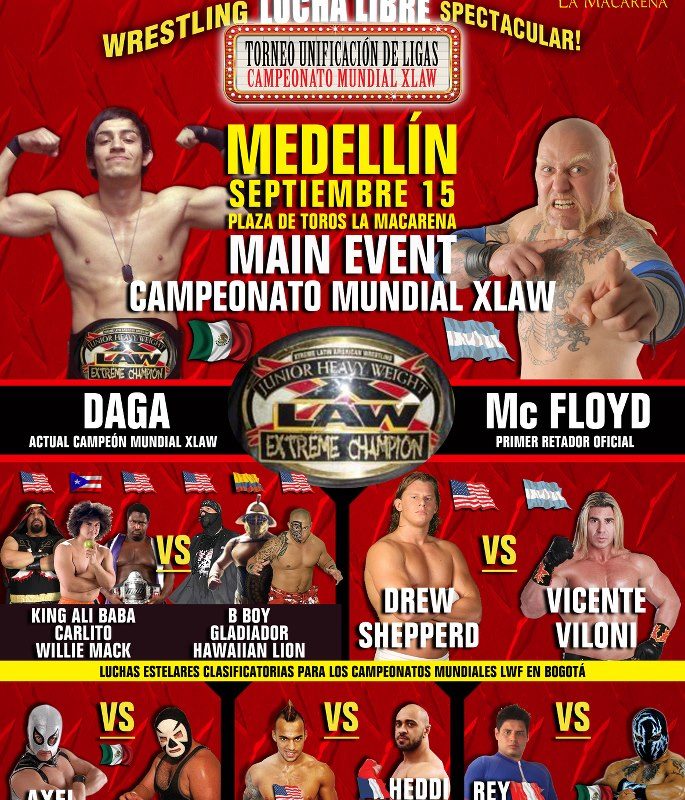 LWF - Torneo Unificación de Ligas - Medellín (15 de septiembre de 2012)