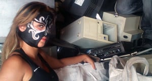 Sexy Lady en el Reciclaton de León, Guanajuato / Imagen cortesía de Fundación Televisa