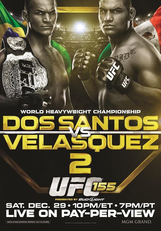 UFC 155 - Poster/ Cortesía UFC.com UFC 155 - Poster/ Cortesía UFC.com