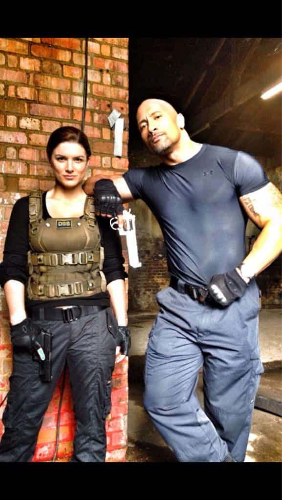 The Rock y Gina Carano Superluchas