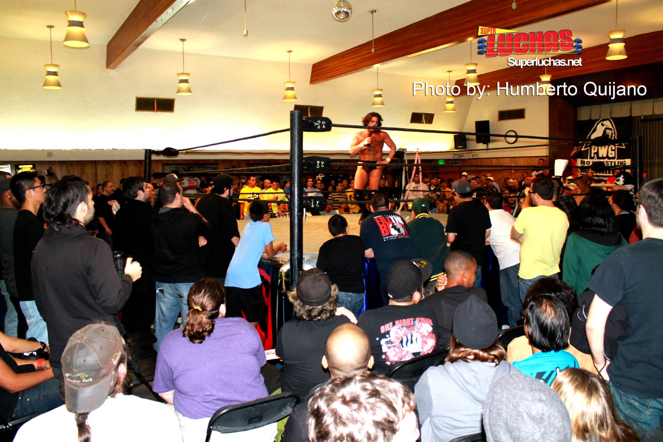 Joey Ryan se Despide de los fanáticos de su empresa para ir a de lleno a TNA (PWG Mystery Vortex 2012 - 1/12/12) / Photo by: Humberto Quijano en Exclusiva para Súper Luchas