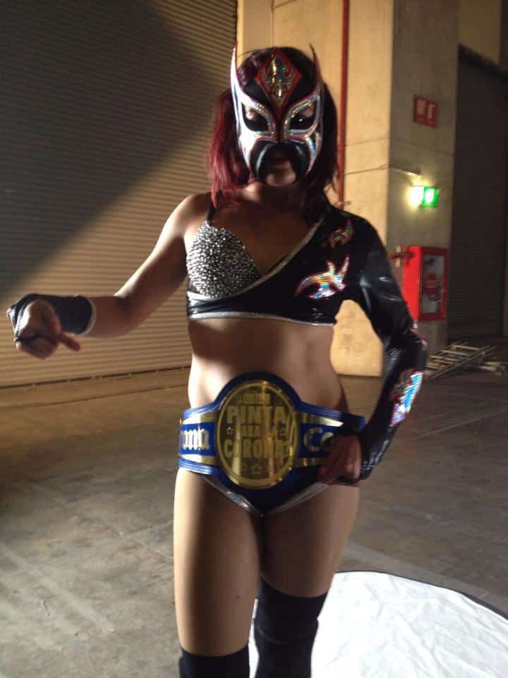 Jaroquita, ganadora de la división femenil en ¿Quién Pinta para la Corona? / Centro Banamex, D.F. - 9 de dic. de 2012 / Imagen by Tercera Caída en Facebook