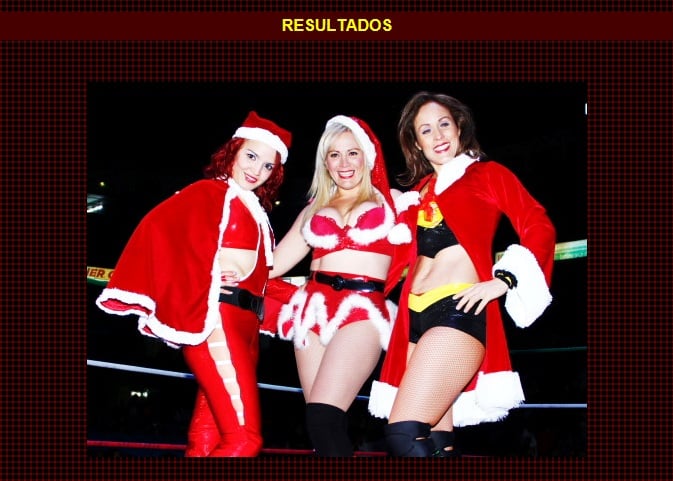 Silueta, Estrellita y Dalys la Caribeña // Arena México – 21 de diciembre de 2012 // Imagen by www.cmll.com
