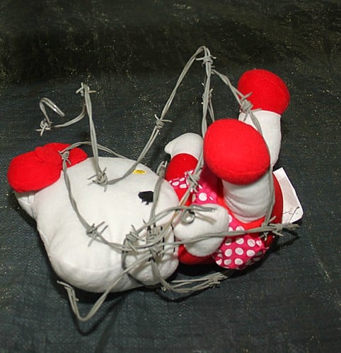 Chrissy Rivera llegó con una Hello Kitty en púas para enfrentar a Greg Excellent en el Aniversario 14 de CZW / Photo by: Lyle Williams