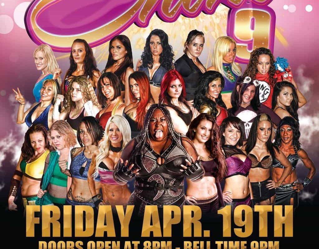 Cartel oficial SHINE 9 // imagen por @shinewrestling
