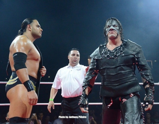 “…no soy un campeón de vitrina y ya quedó demostrado (en #WWL #IdolsOfWrestling ante @ElMesias_AAA): Texano Jr. 1 El Megacampeón AAA, Texano Jr. y El Mesías en WWL “Idols of Wrestling” / Coliseo de Puerto Rico “José Miguel Agrelot” - 21 de abril de 2013 / Photo by Anthony Piñeiro - www.luchalibreaaa.com