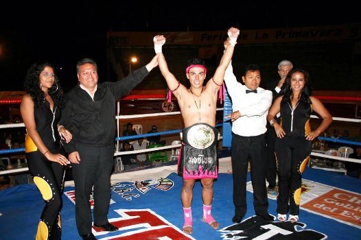 Zeus "El Destructor" González / Imagen cortesía de la Comisión Nacional de Kick Boxing