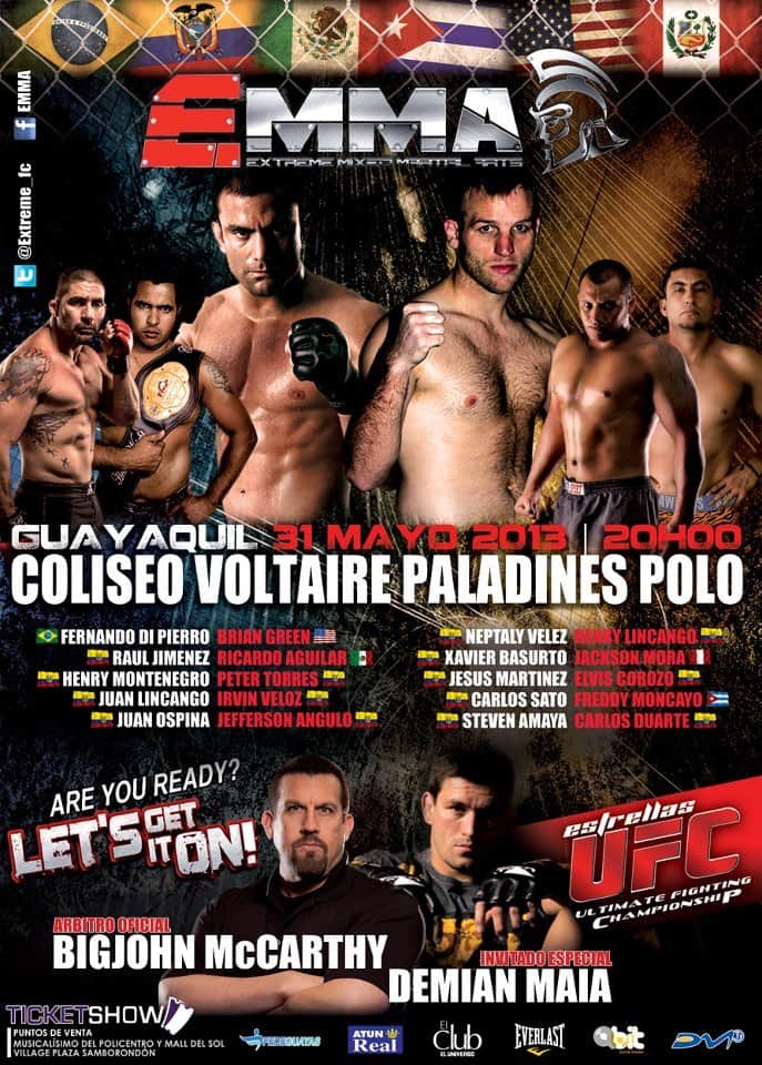 MMA en Ecuador EMMA 8 Superluchas