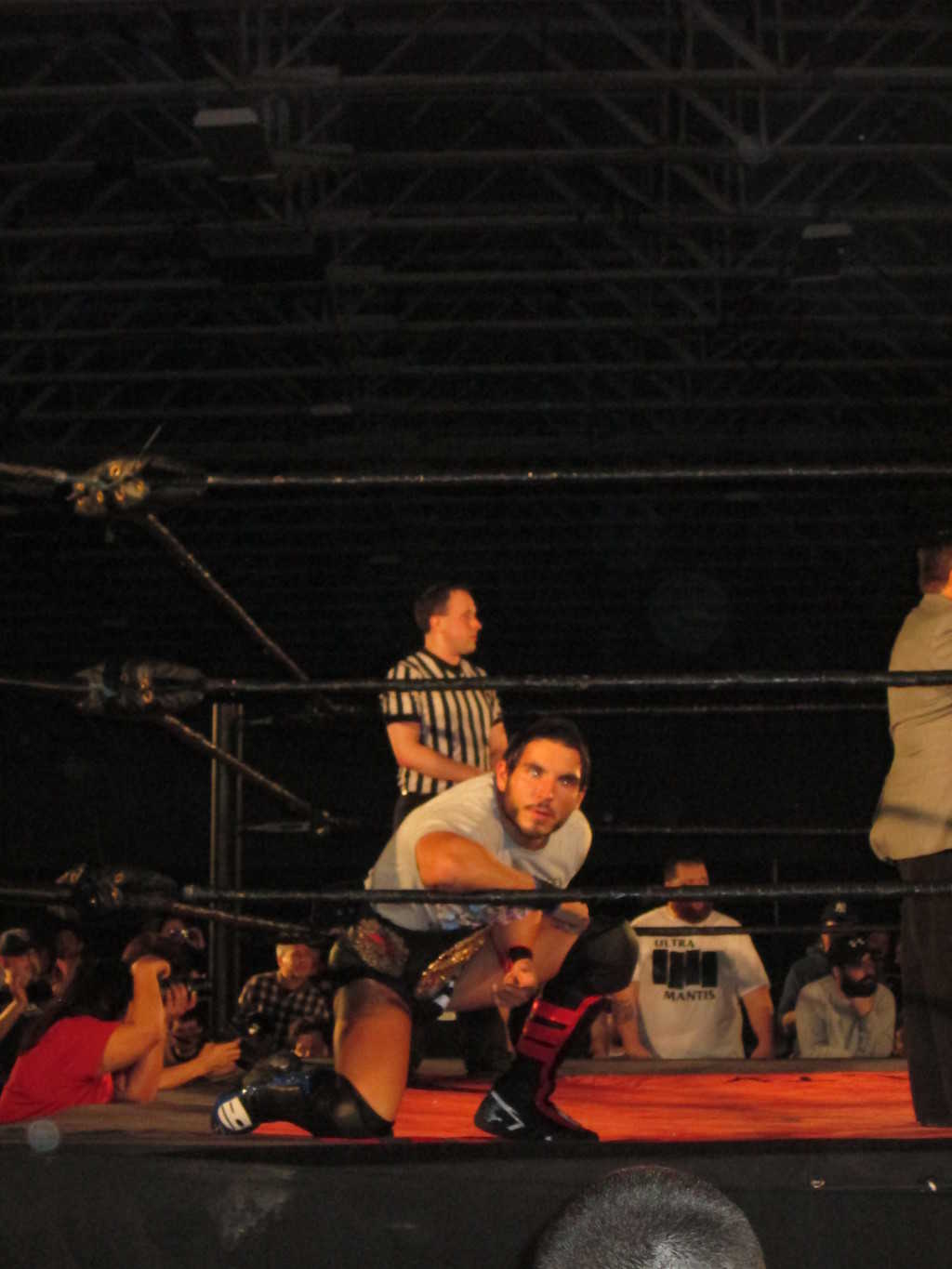 Johnny Gargano en Dragon Gate del Wrestlemania Weekend/ imagen Alex Ruiz