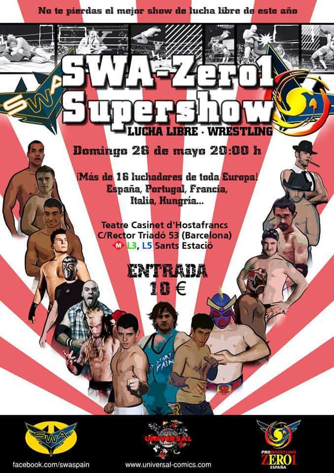Repaso a las ultimas noticias del Wrestling en España, que nuevamente da muestras de vida 4 SWA - Zero1