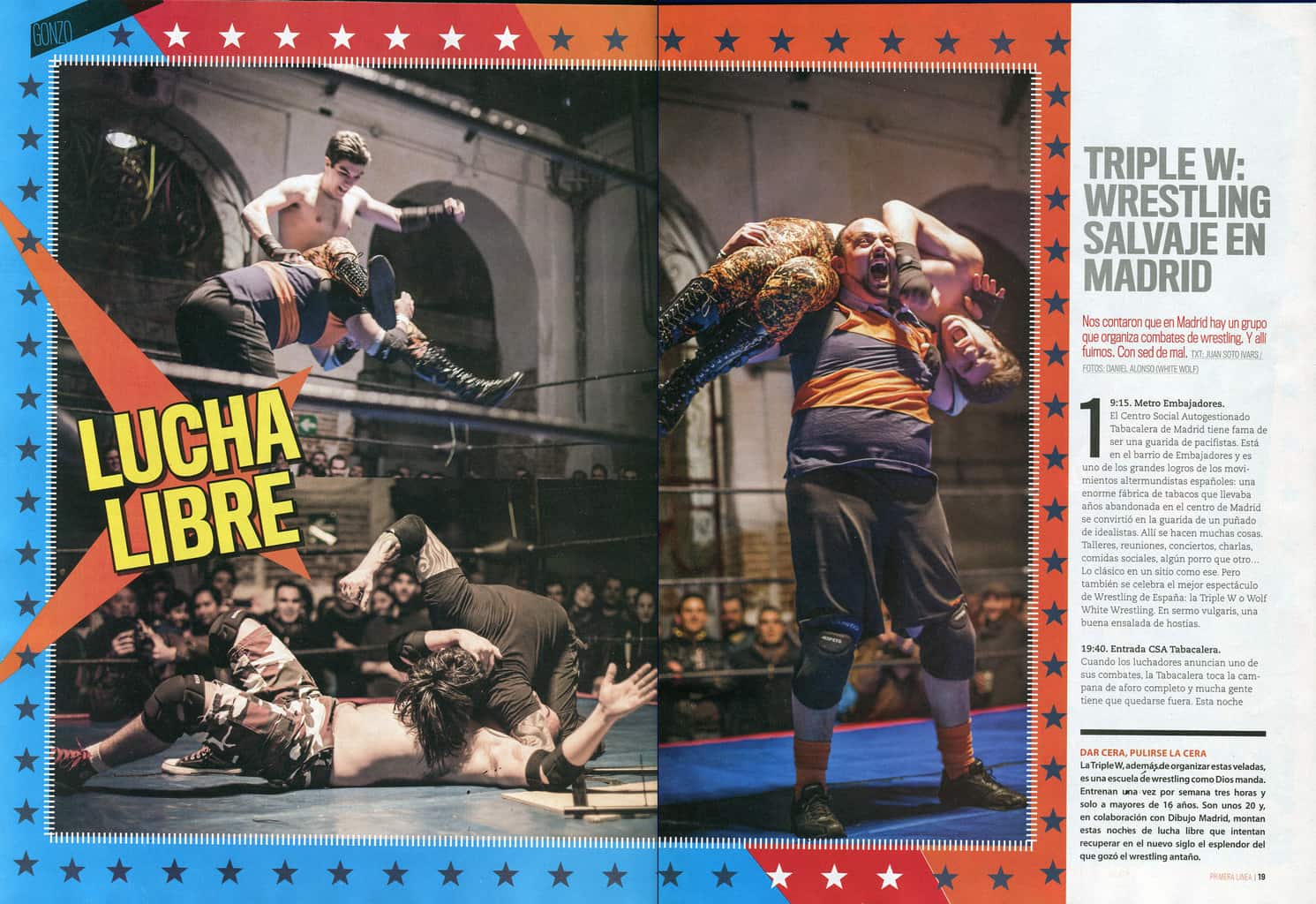 Repaso a las ultimas noticias del Wrestling en España, que nuevamente da muestras de vida 2 Triple W - Wrestling Salvaje en Madrid