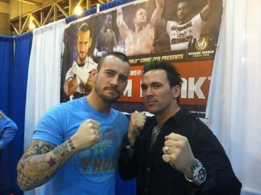 Cm Punk y Jason David Frank - Imagen por Facebook.com/jasondfrank