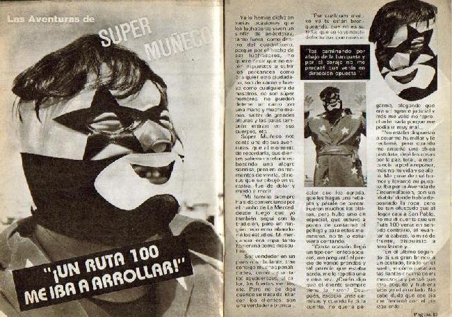 Súper Muñeco en la Revista Lucha Libre