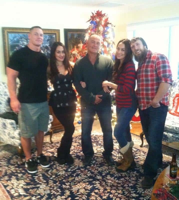 John Cena,Nikki Bella,Brie Bella,Daniel Bryan