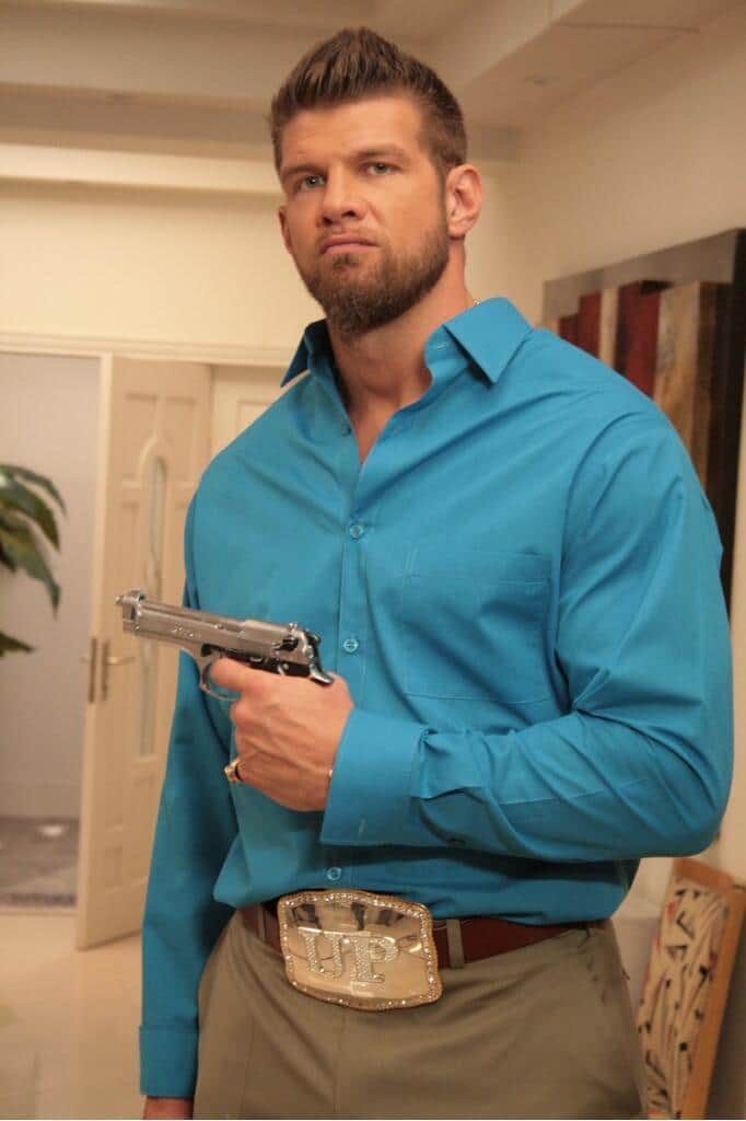 Marco Corleone caracterizado para la telenovela 'Porque el amor manda' - imagen por @marcocorleone23