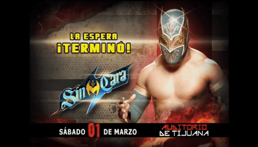 SinCara en el Auditorio Tijuana este 01 de marzo / Tercera Caída - TVC Deportes