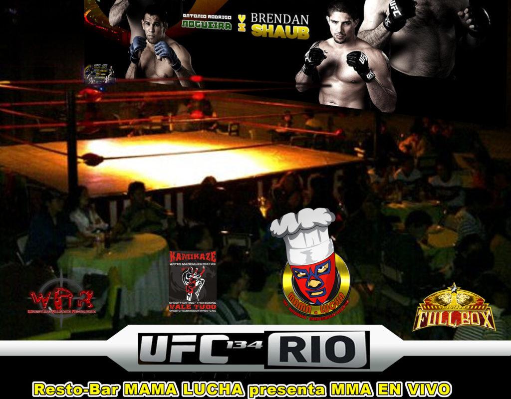 UFC134 en VIVO en MAMA LUCHA