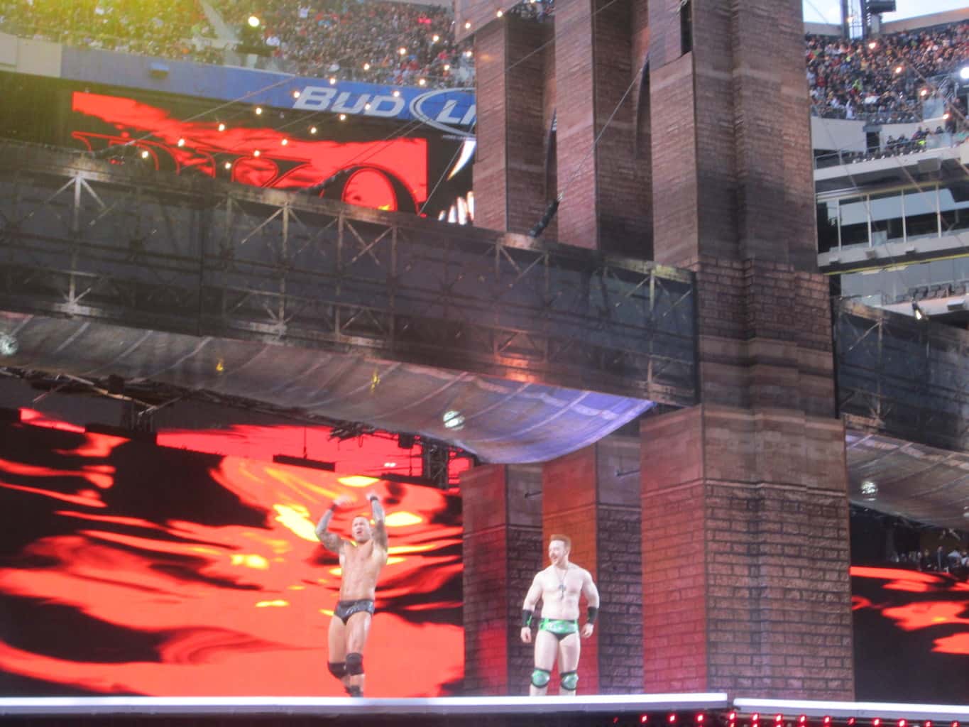 Las Imágenes de Wrestlemania 29 por un aficionado 7 Randy Orton y Sheamus en Wrestlemania 29/ imagen by Alex Ruiz