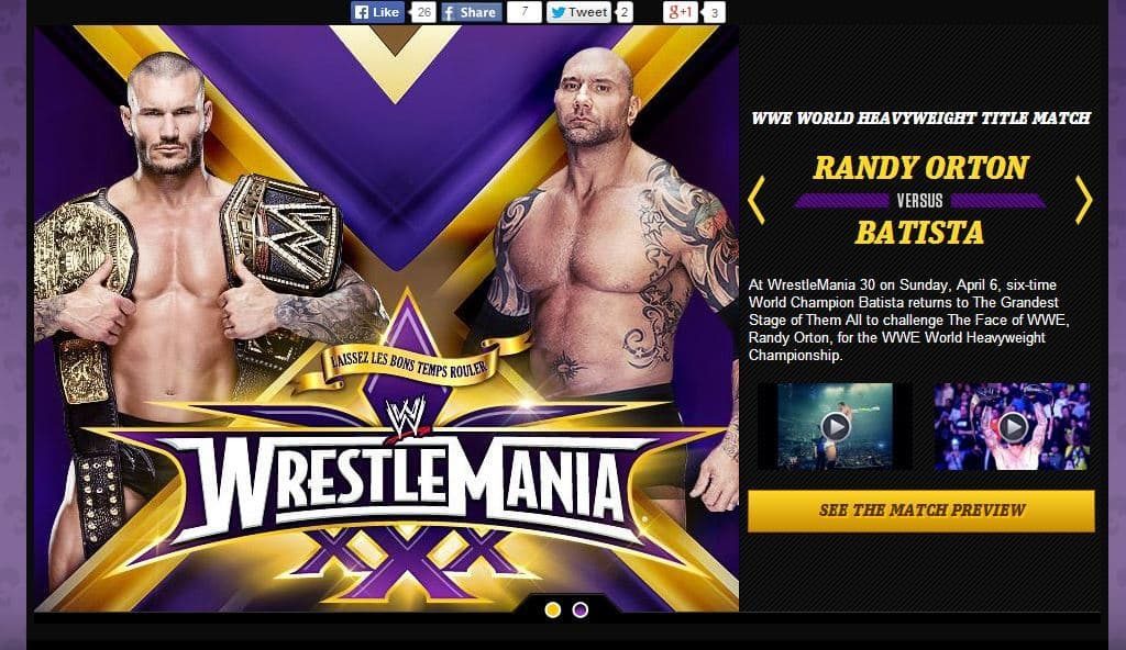 Batista vs Randy Orton - WWE.com